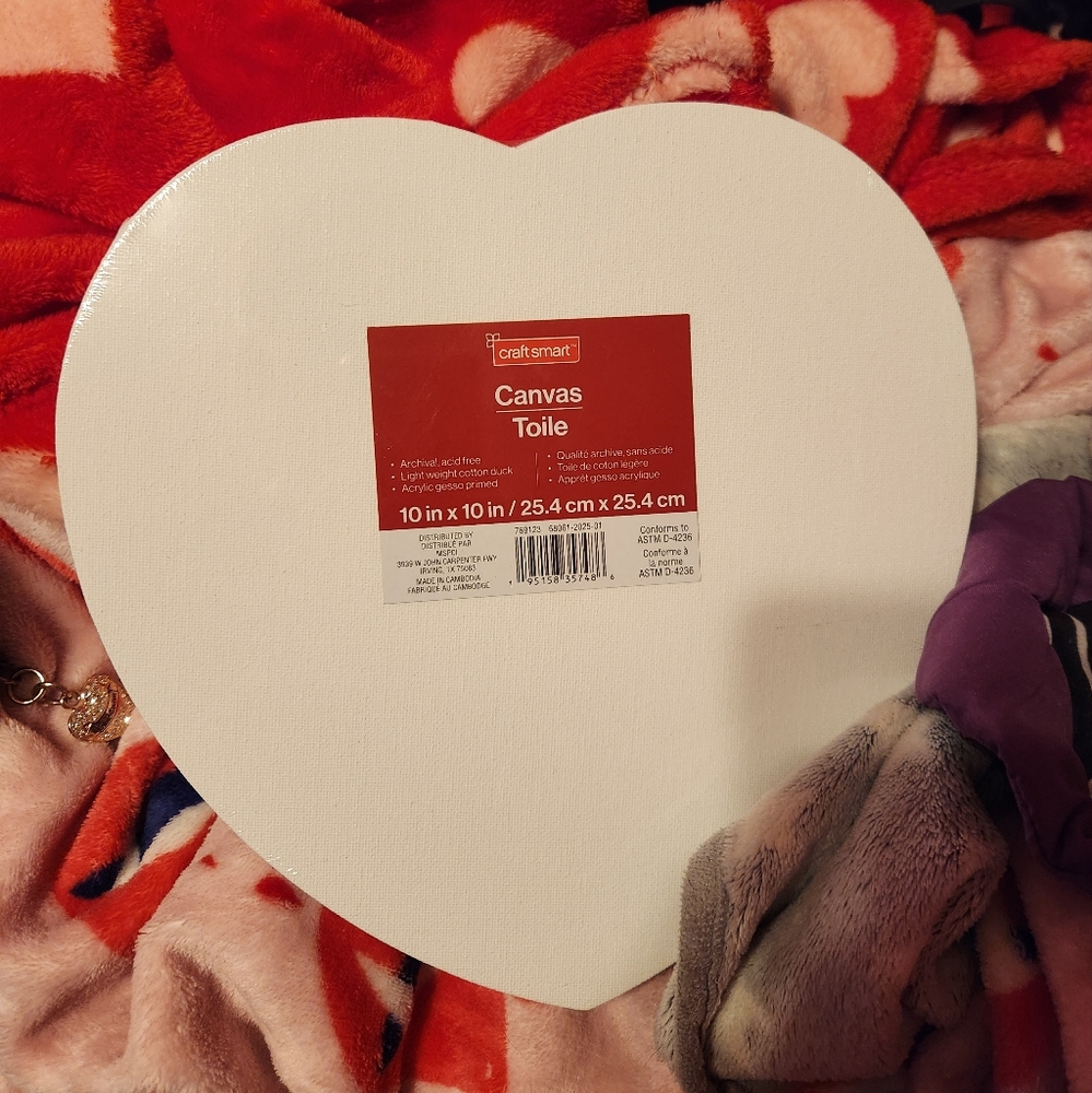 Heart-Shaped Canvas